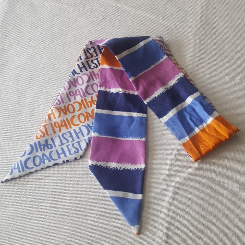 Coach pony/tie/scarf